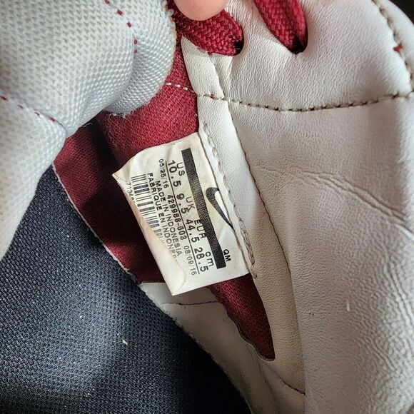 Nike Blazer Mid Team Red Maroon Suede White Big Swoosh Retro Shoes Size 10.5 - Picture 5 of 8